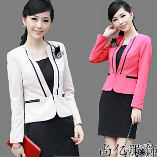 Fashion work wear 2013 women's skirt long-sleeve work wear set