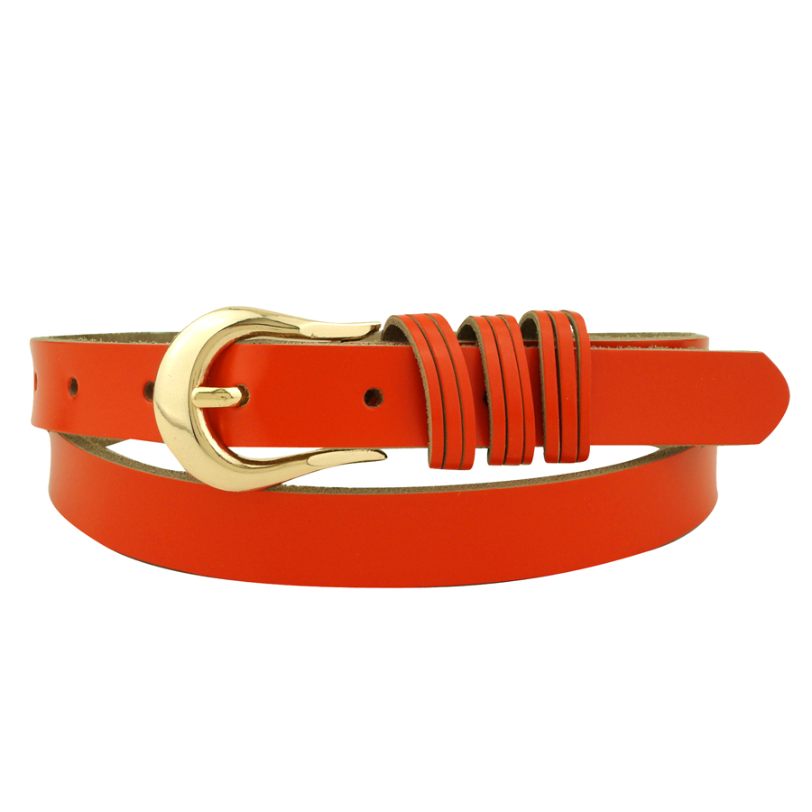 Fashionable casual all-match chromophous genuine leather pin buckle women's strap cowhide women's belt