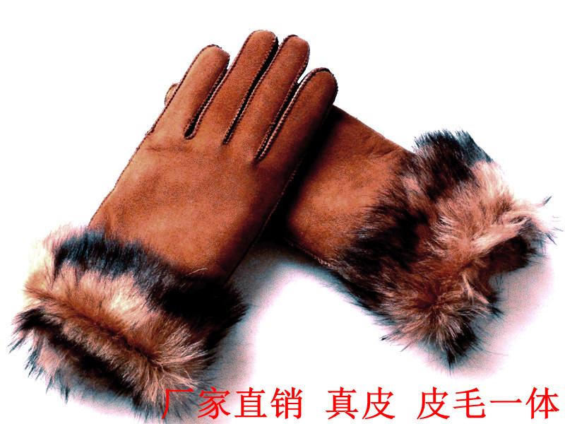 Fashionable casual female genuine leather fur one piece winter thermal sheepskin thickening cotton long design Free shipping