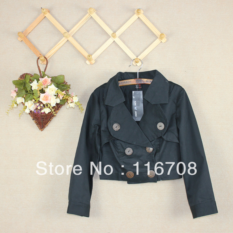 Fast China express 2013 cape short jacket cardigan shrug blazer female slim 9 ultra-short paragraph WXZ-019