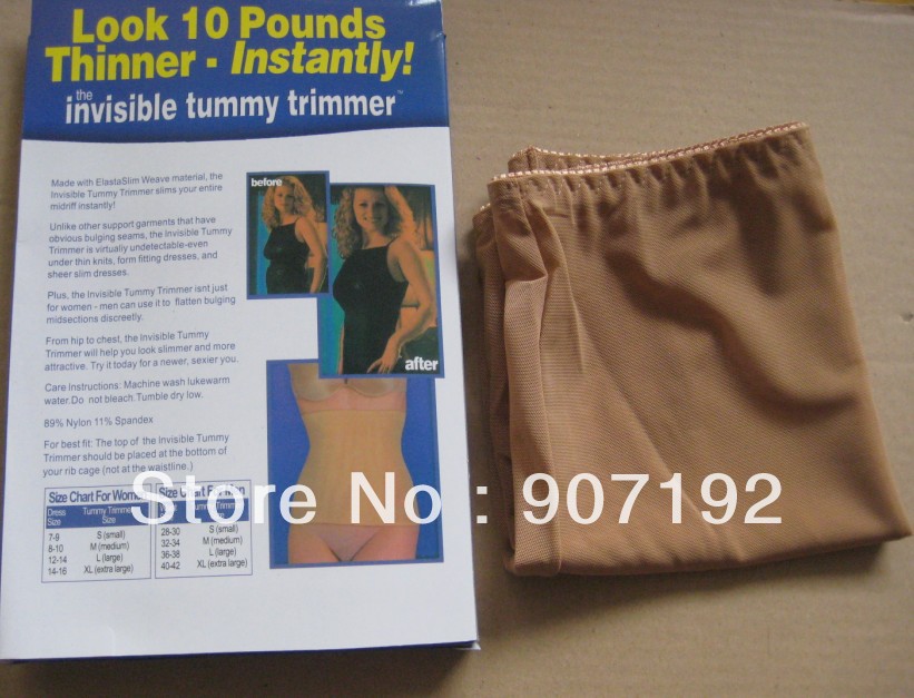 Fast shipping Slim Belt Waist Trimmer Nylon Tummy Body Shaper, (OPP bag) 5pcs/lot