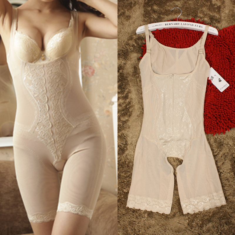 Fat burning butt-lifting body shaping bodysuit postpartum abdomen drawing shapewear slimming clothes beauty care female