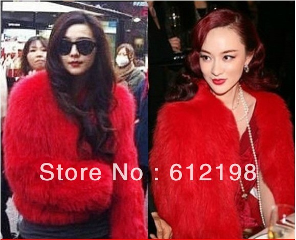 Faux fur coat hight quality women jacket cloth medium-long overcoat  PC-003