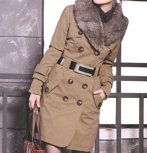 Faux fur  women's fur coats winter warm long coat jacket clothes wholesale Free Shipping L008