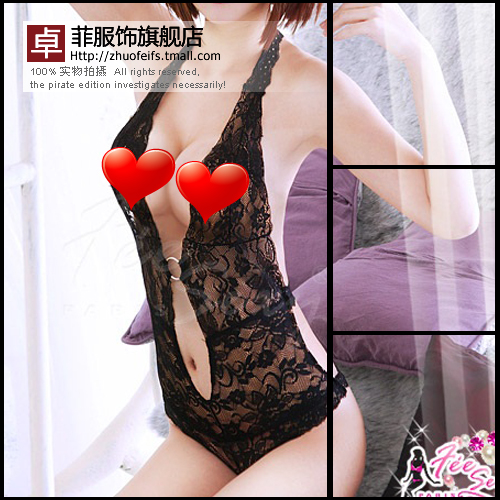 Feesexy sexy seductive lace perspective suits sexy one piece shaper