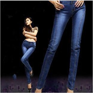 Feifan Jeans Genuine 2013 New style tide thin pencil pants Korean women were thin Slim dark jeans women tight-fitting pants feet