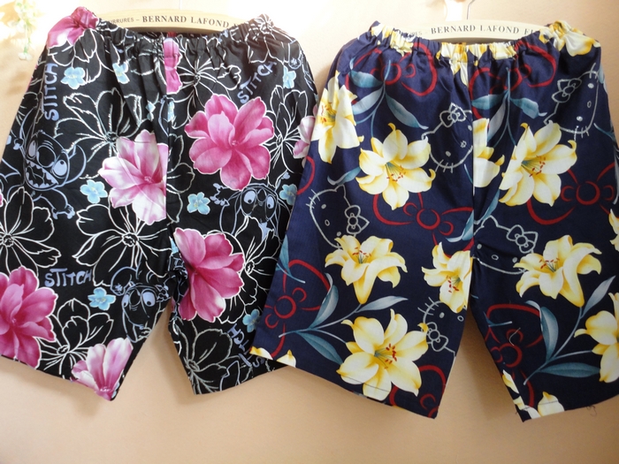 Female 100% cotton japanese style 's charming elegant kimono lounge pants 100% cotton pajama pants fancy shorts