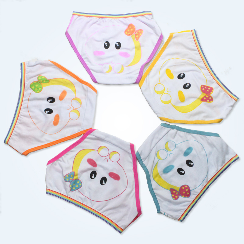 Female child 100% cotton 100% cotton trigonometric panties child panties baby panties underwear