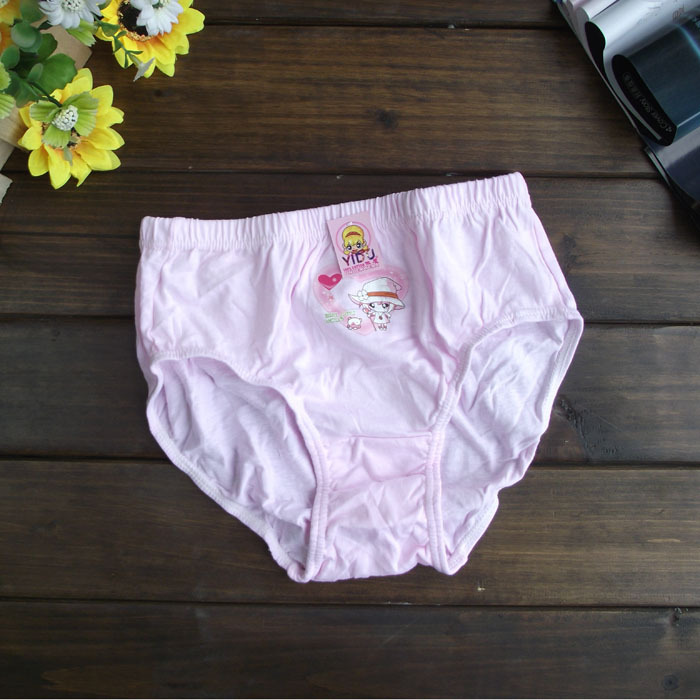 Female child 100% cotton panties briefs child panties