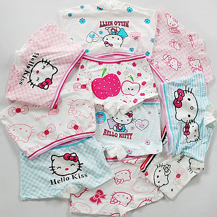 Female child panties 100% cotton child boxer panties shorts bread pants cartoon panties kt cat baby panties