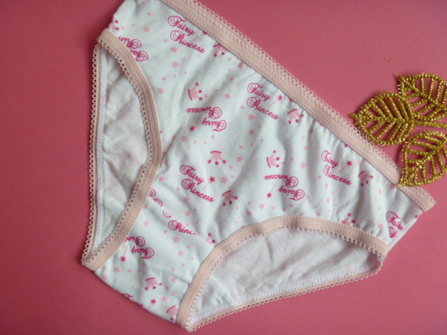 Female child panties little girls 100% cotton briefs