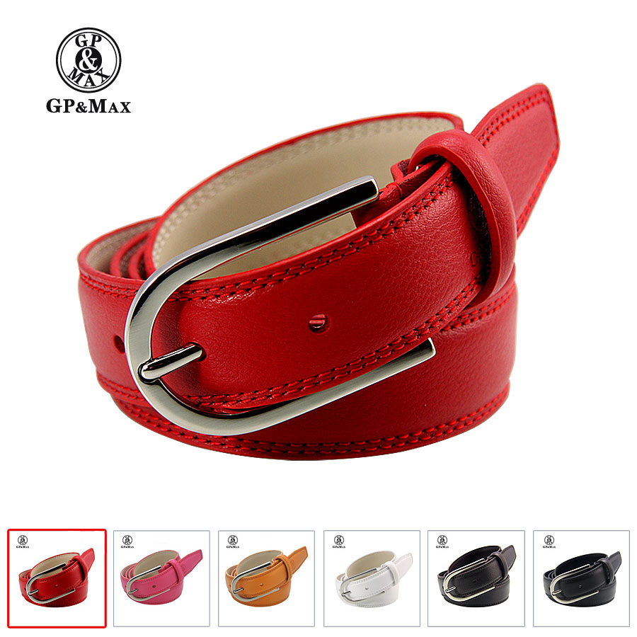 Female genuine leather strap women's glossy trend fashion all-match cowhide belt