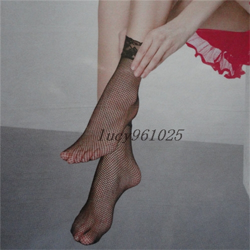 female  Silk socks cutout mesh lace decoration sock fishing net  short laciness  spring & summer