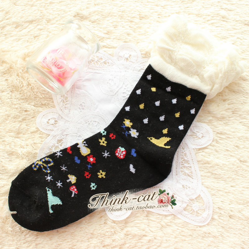 female socks  100% cotton 68 132 spring & summer