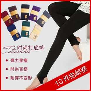 Female winter legging plus velvet thickening ankle length trousers rompers stockings thermal casual pants step