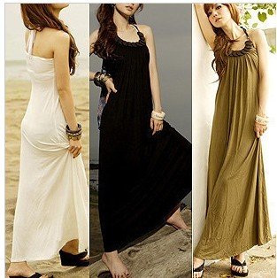 FH-044 2013 fashion woman long beach dresses 100% Quality Guarantee cotton blend Summer Dress Hot Sale free shipping