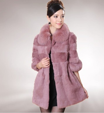 Firefox e family fox collars rabbit fur coat grows in 2012 new product  free shipping