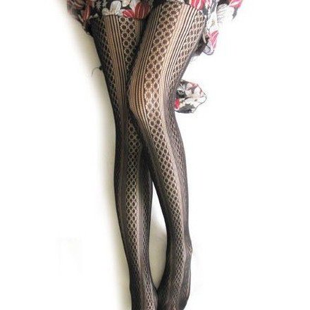 Flower Net Pattern Jacquard Tights Pantyhose Stockings