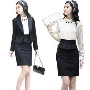 Formal work wear dress set clothing professional women's set dresses fashion summer one-piece dress