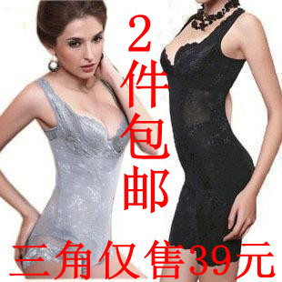 Four seasons hot-selling nano bamboo charcoal abdomen shaper drawing one piece shapewear beauty care slimming underwear