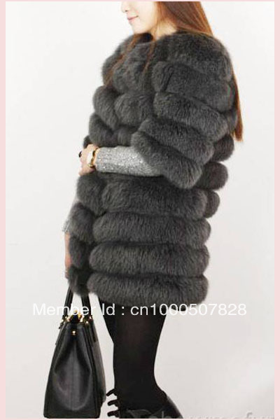 Fox fur coat