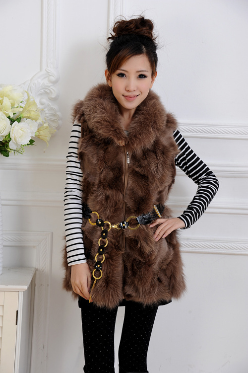 Fox Long Design Lady Fashion vest