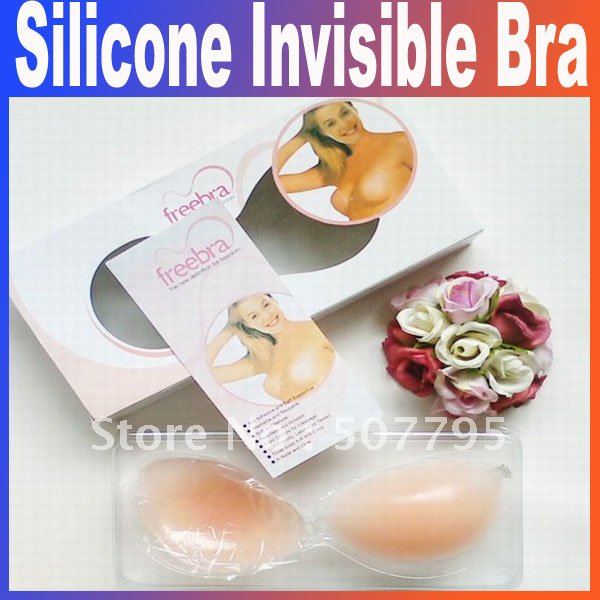 Free bra,silicone bra,invisible bra,freebra fashion  as seen on tv Thick 8pairs Type Free Shipping