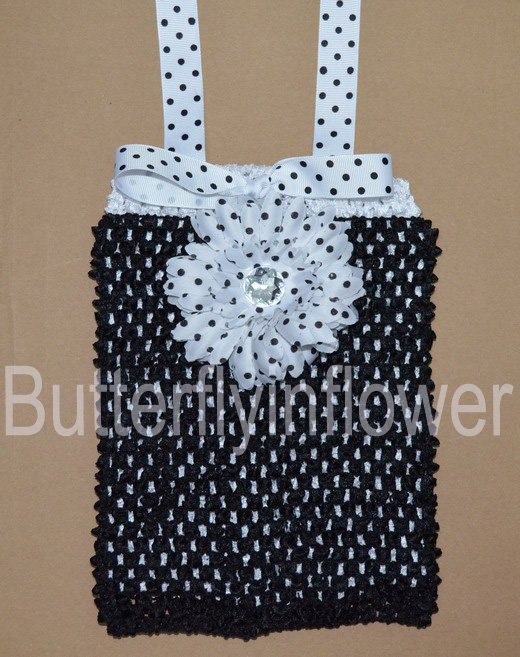 Free crochet Top pattern Sleeveless crochet Tank Tops Interchangable Tops 9 inch in length come with flowers  24pcs/lot