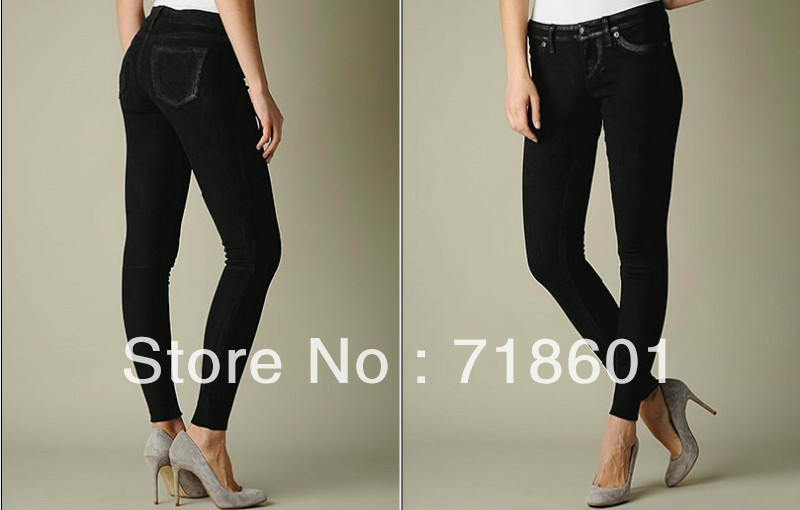 Free delivery - 100 cotton women jeans classic fashion brand real women jeans