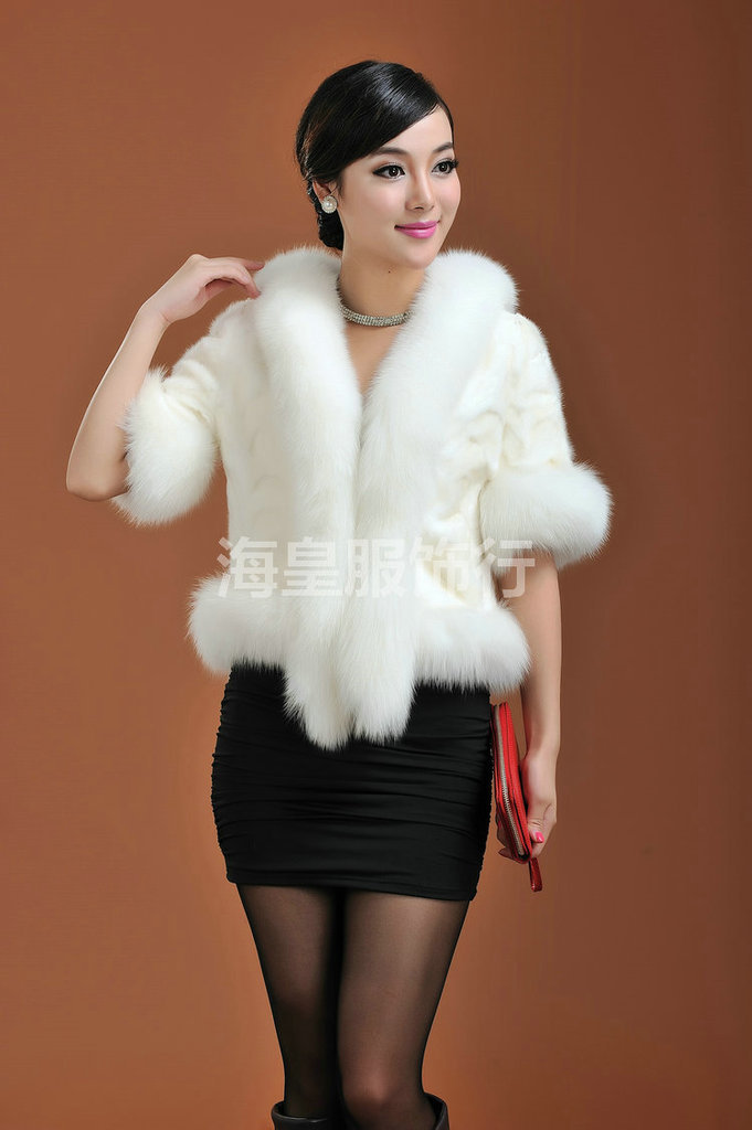 Free delivery 2012 winter women's large fur collar slim fashion long thickening down jacket khaki orange Fur collar