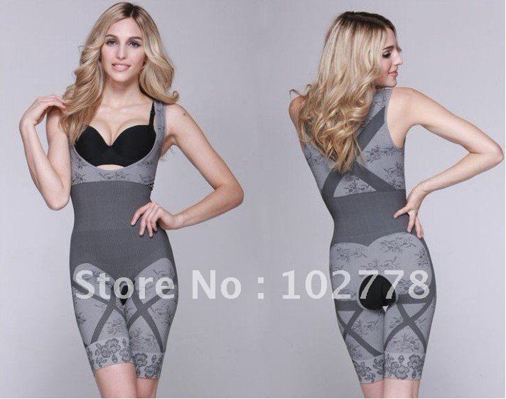 free dhl 50pc one-piece shapers,ladies's body lift shaper,gen bamboo charcoal slimming suits Pants slimming bodysuits shapers