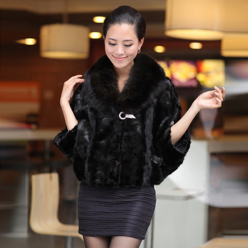 Free Fhipping 2012 fashion women coat  fur coat fox fur luxurious marten overcoat mink fight mink outerwear k936 clothes