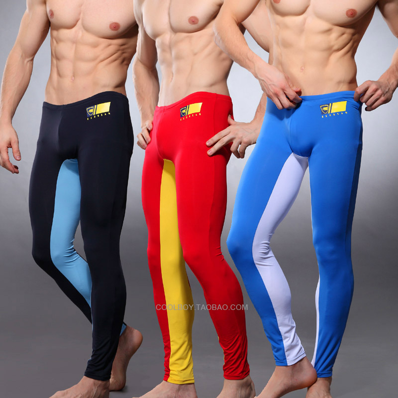 Free postage Consmile underwear seobean male long johns tight fitting male legging viscose fitness trousers