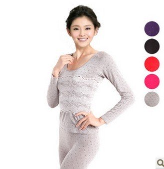 FREE SHIP! bamboo fiber ,100% high quality, brand assurance! womens warm Long Johns, womens thermal underwear