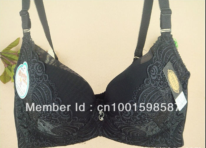 Free Ship Chinese Push Up Sexy Embroidery Fashion Ladies' Underware C cup 34-40 WJM-5657