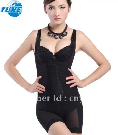 Free ship Hot Women black  Full body Ardyss body shaperTummy Slimmer,Seamless Shape Wear Corsets and Bustiers Bodysuit Slimming