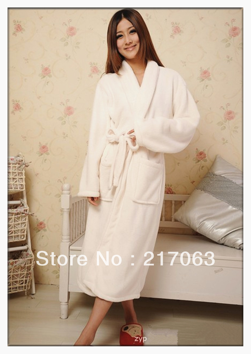 Free Ship Wholesale & Retail Coral Fleece Women's Home Robe