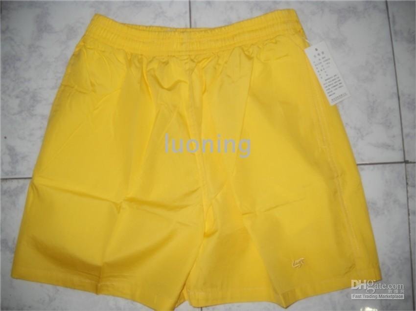 free ship women's beach shorts yellow swimwear  sport shorts factory store 100pcs/lot