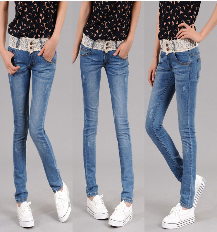 Free Shiping Hot sale Famous Brand ladies Jeans,2013 Fashion style women's Jeans -NZK019