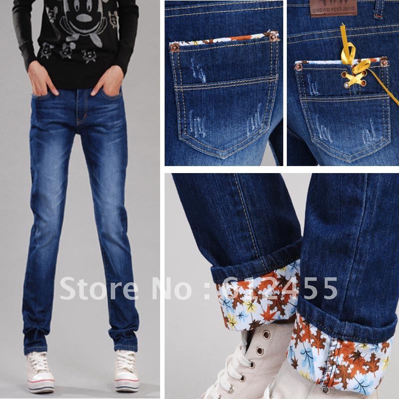 Free shiping Ladies' Mid waist skinny Denim jeans casual pants&Trousers Size:26-31