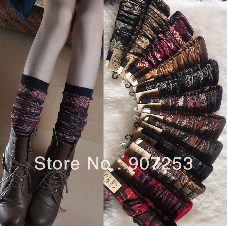 Free shipment, fashion winter knitting leg warmers ,long size , lots of colors