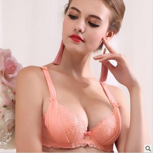 free shippig! 3 bc cup sponge thin soft cup bra breathable lace sexy underwear set