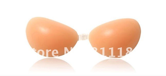 Free shipping 1 pair Sexy Invisible Self-Adhesive Strapless Silicone Breast Form Enhancer Bra Size ABCD Cup