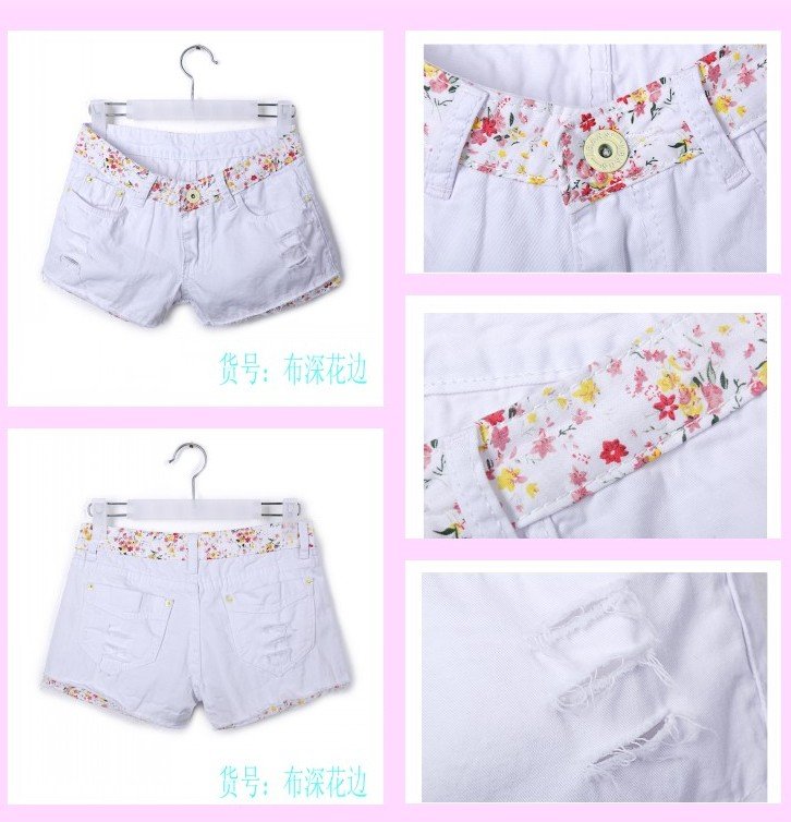 Free Shipping (1 piece/lot) missfeel flagship of quality denim shorts,high quality short pants