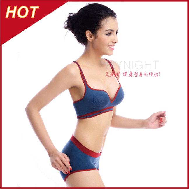 Free shipping (1 piece) push up women's underwear sports bra sets spbs002