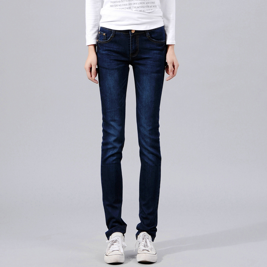 Free shipping 10 - 930 skinny pants jeans pencil pants 2013 pants boot cut jeans plus size elastic