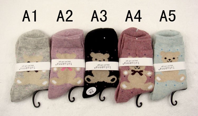 free shipping 10 pieces/lot woman winter warm wool socks