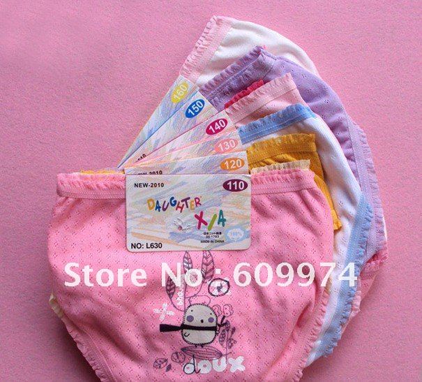 FREE SHIPPING  100% cotton cute and lovely kid underwear,