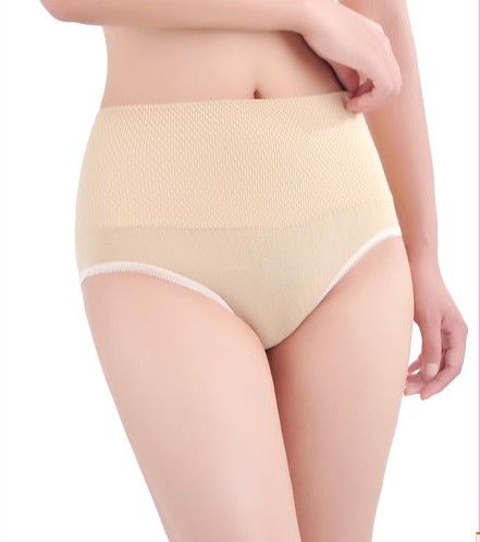 Free Shipping 100% cotton strengthen butt-lifting panty maternity postpartum abdomen drawing bottom high waist body