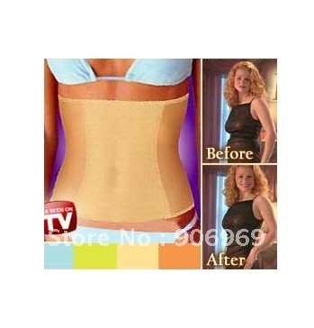 Free Shipping 100pcs/lot Invisible Tummy Trimmer Slimming Belt Body Trimmer As Seen On TV Waist Slender Belt Color Box Packaging